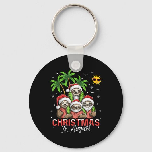 Porte-clés Noël en août (Recto)