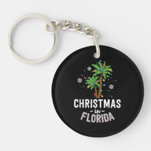 Porte-clés Noël En Floride Pont Les Palmiers Famille Va