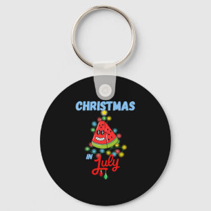 Porte-clés noël en juillet amusant watermelon design été