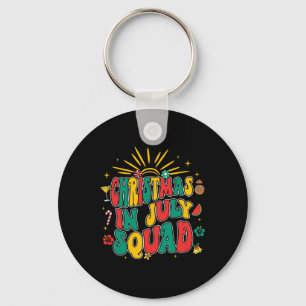 Porte-clés Noël En Juillet Squad Plage Retro Super Été