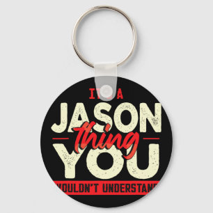 Porte-clés Noël Fête des Pères Anniversaire Nom Jason 