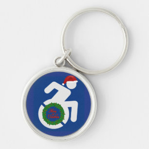 Porte-clés Noël Handicapé