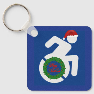 Porte-clés Noël Handicapé