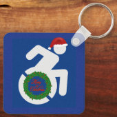 Porte-clés Noël Handicapé (Verso)