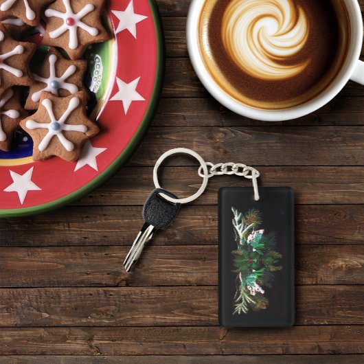 Porte-clés Noël Homme vert