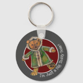 Porte-clés Noël Je ne suis qu'un gros ours (Verso)