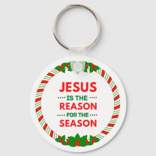 Porte-clés Noël Jésus est la raison de la saison