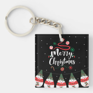 Porte-clés Noël Jingle Bells Joyeuse Salutations Collection
