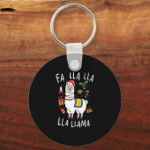 Porte-clés Noël Llama (Recto)