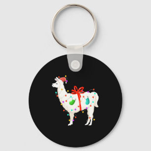 Porte-clés Noël Llama