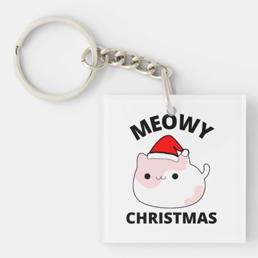 Porte-clés Noël Meowy (Devant)