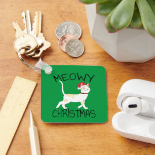 Porte-clés Noël Meowy - Noël drôle
