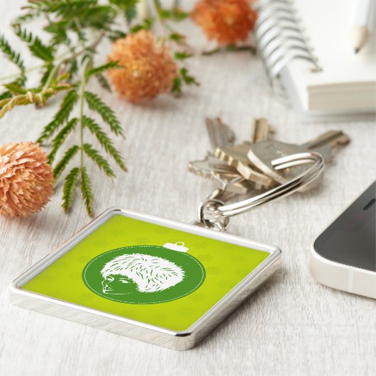 Porte-clés Noël Modish Lime (Côté)