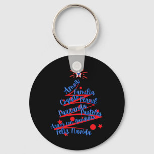 Porte-clés Noël portoricain Feliz Navidad