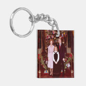 Porte-clés Noël Président James Jimmy Carter Maison Blanche (Devant gauche)