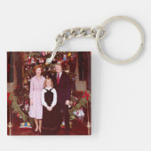 Porte-clés Noël Président James Jimmy Carter Maison Blanche (Dos)