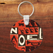 Porte-clés Noel Rouge (Recto)