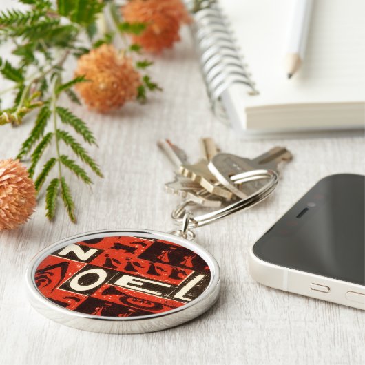 Porte-clés Noel Rouge (Côté)