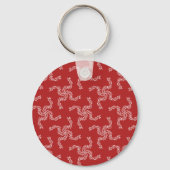 Porte-clés Noël Rouge, Décor de Noël, Noël, Noël (Verso)