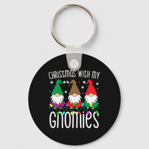 Porte-clés Noël S pour la famille mignonne cadeau Gnome Xmas