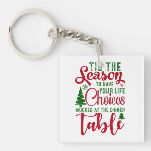 Porte-clés Noël saison de design de choix