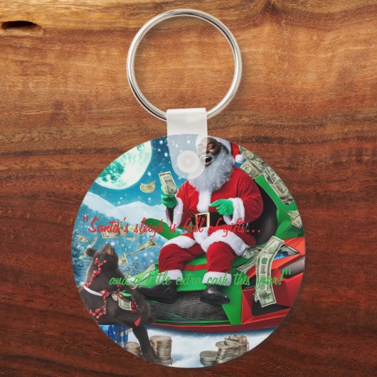 Porte-clés Noël s'est enrichi !" (Recto)