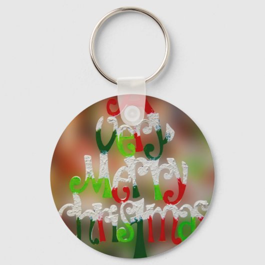 Porte-clés noël très joyeux (Recto)