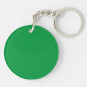 Porte-clés Noël Vert couleur uni (Dos)
