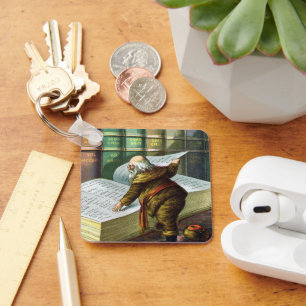 Porte-clés Noël Vintage, Père Noël Liste des Enfants Sages et