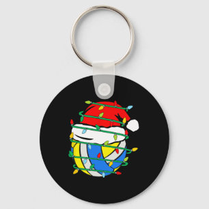 Porte-clés Noël Volley-ball Noël Père Noël Sports Enfants Gar