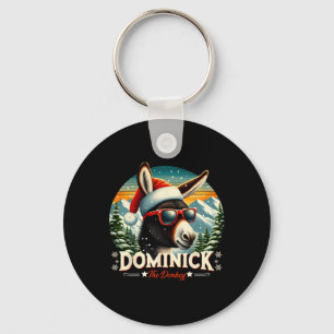 Porte-clés Noël Xmas Dominick L'Âne de Noël Âne de Noël