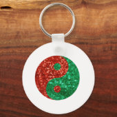 Porte-clés noël yin yang (Recto)