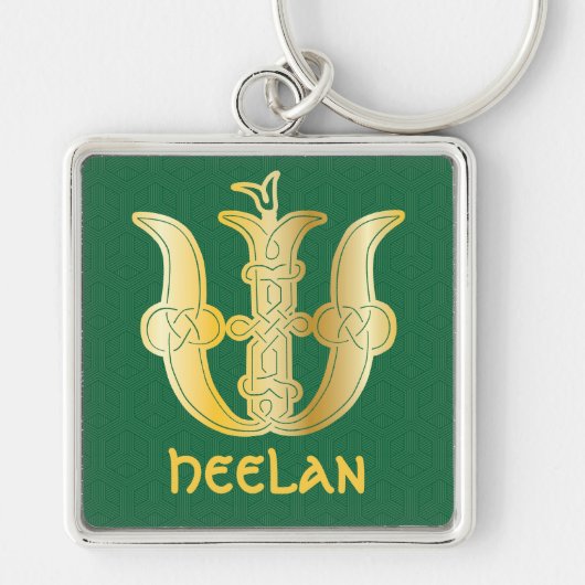 Porte-clés Noeud celtique du 16e siècle Capitale décorative W (Devant)