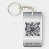 Porte-clés Noeud celtique inspiré unique (Devant)