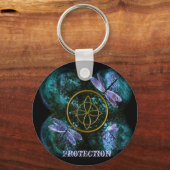 Porte-clés Noeud celtique/noeud de sorcière (Recto)