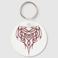 Noeud de coeur celte rouge