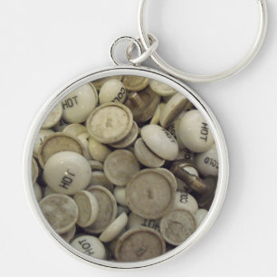 Porte-clés Noeuds vintages en porcelaine chaude et froide