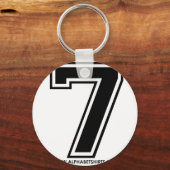 Porte-clés Noir 7 (Recto)