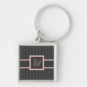 Porte-clés Noir avec Porte - clé rose