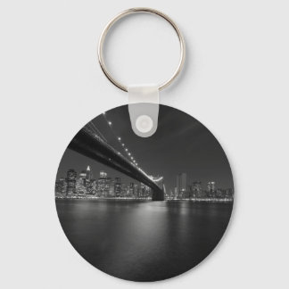 Porte-clés Noir blanc New York City Skyline
