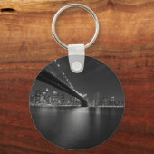 Porte-clés Noir blanc New York City Skyline (Recto)