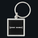 Porte-clés noir et blanc avec ton nom<br><div class="desc">Porte-clés noir et blanc avec ton nom</div>
