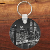 Porte-clés Noir et blanc New York City (Recto)