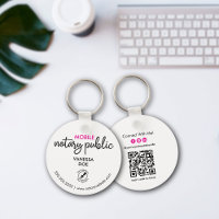 Noir et blanc Notaire Code QR Logo Business Promo