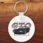 Porte-clés Noir GTO 1970 (Recto)