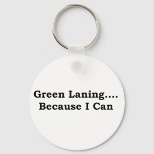 Porte-clés Noir laning vert