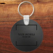 Porte-clés Noir Mat (Recto)