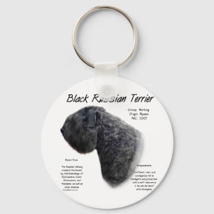 Porte-clés Noir Russe Terrier