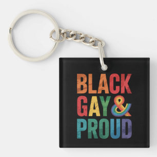 Porte-clés Noirs gays et fiers LGBTQ Noirs queers