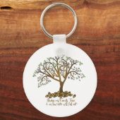 Porte-clés Noix d'arbre familial (Recto)